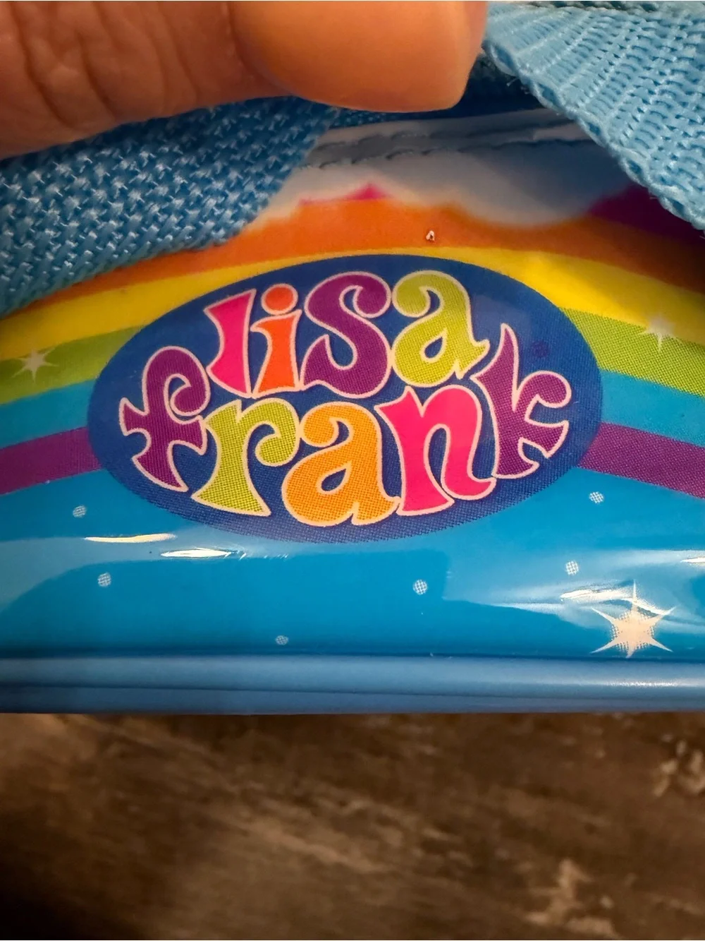 Vintage 90’s NOS RARE Lisa Frank CHRISSY ANGEL KITTY Lunch Box like NEW - Picture 7 of 15